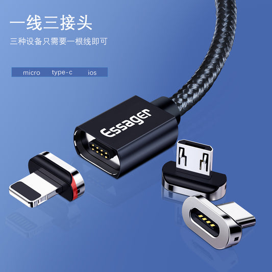 マグネット式USB Type-C充電アダプター